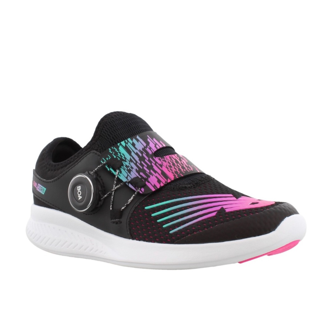 New Balance FuelCore Boa Sneaker in Black Multi. Size 2.5 and 2